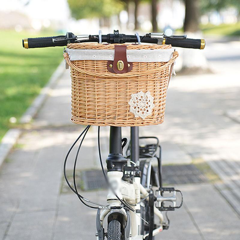 Wicker Bicycle Basket Handleba - Basket Bag Wicker review and price
