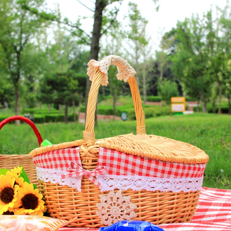 Wicker Basket with Handle Doub - Basket Bag Wicker review and price