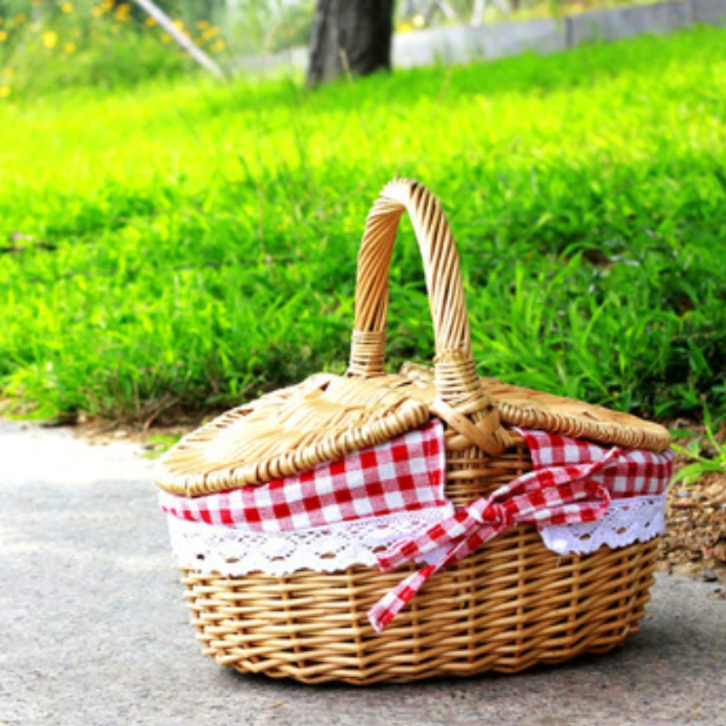Wicker Basket with Handle Doub - Basket Bag Wicker review and price