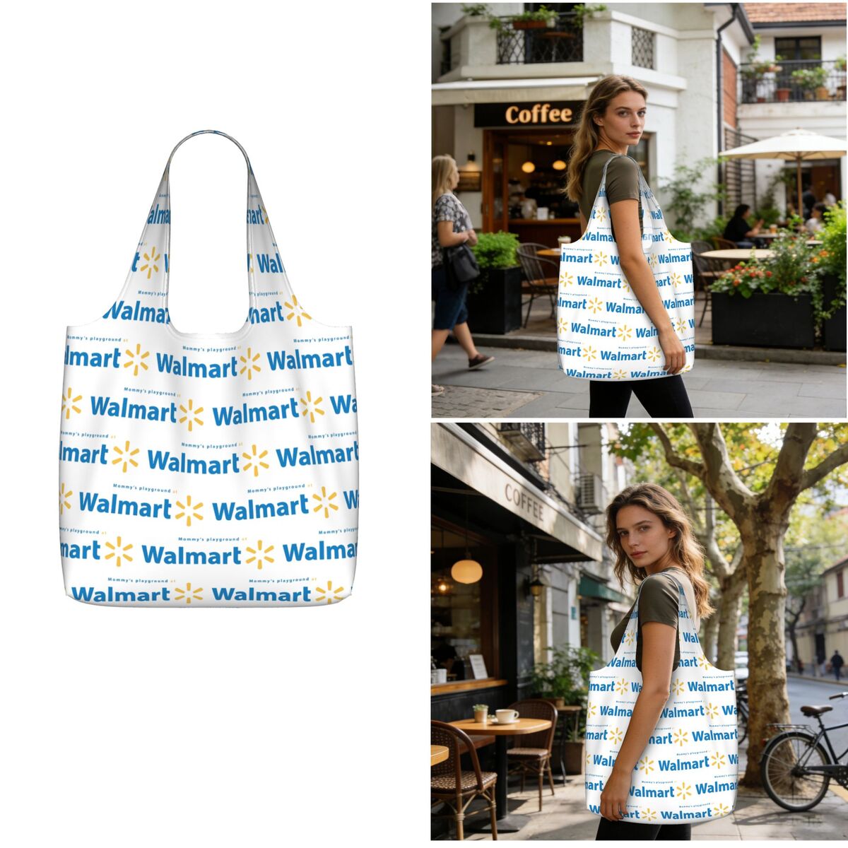 Walmart Shopping Tote Bag Canv - Women Bags Walmart review and price