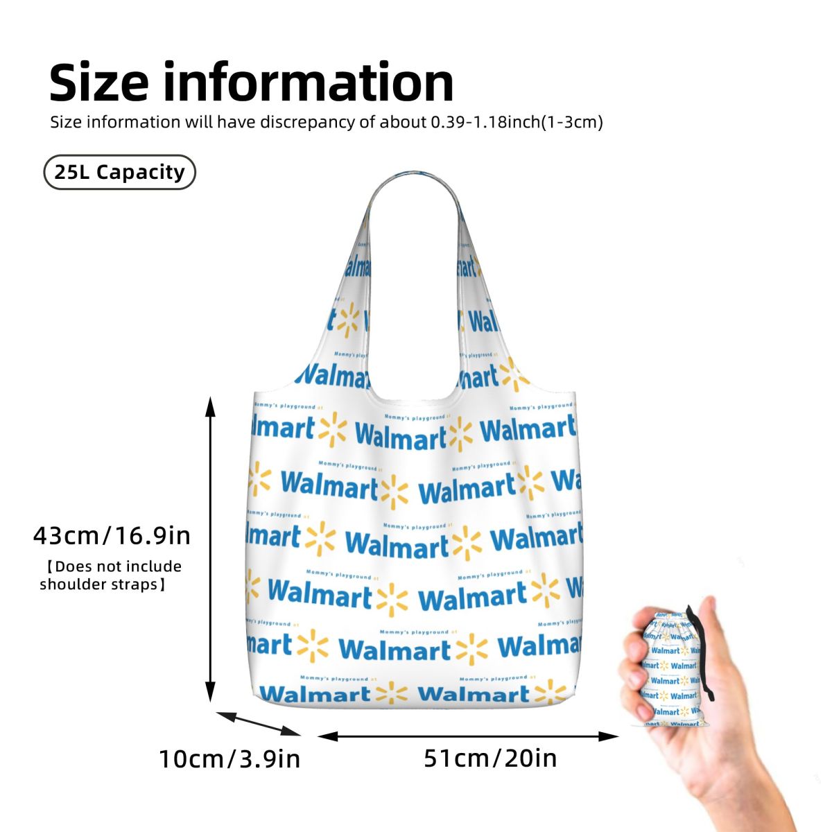 Walmart Shopping Tote Bag Canv - Women Bags Walmart review and price