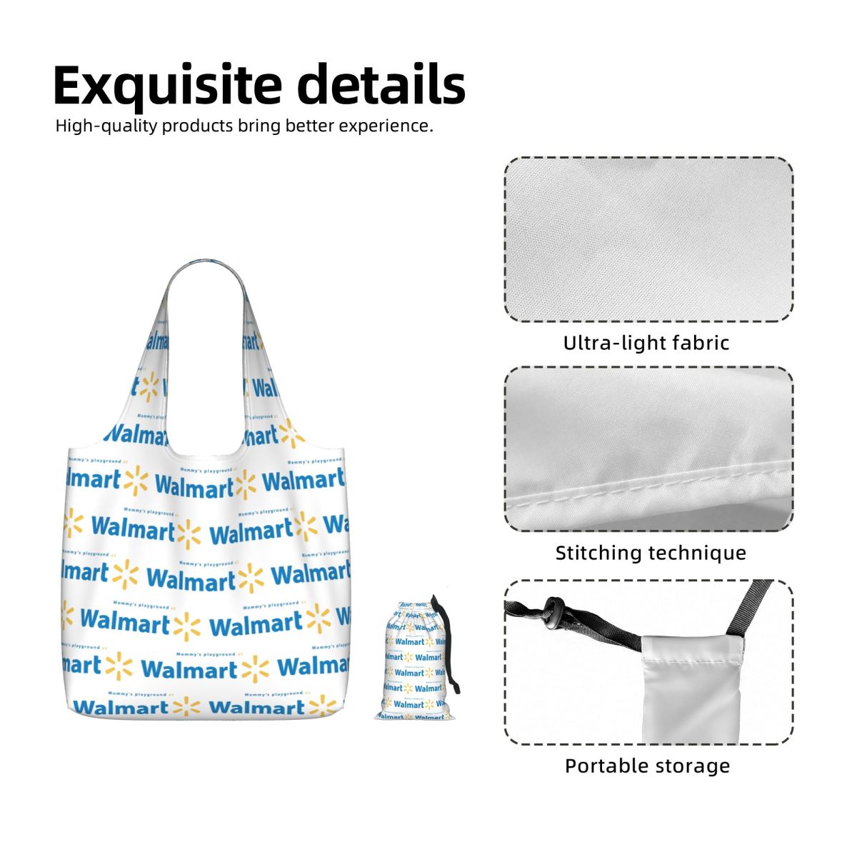 Walmart Shopping Tote Bag Canv - Women Bags Walmart review and price