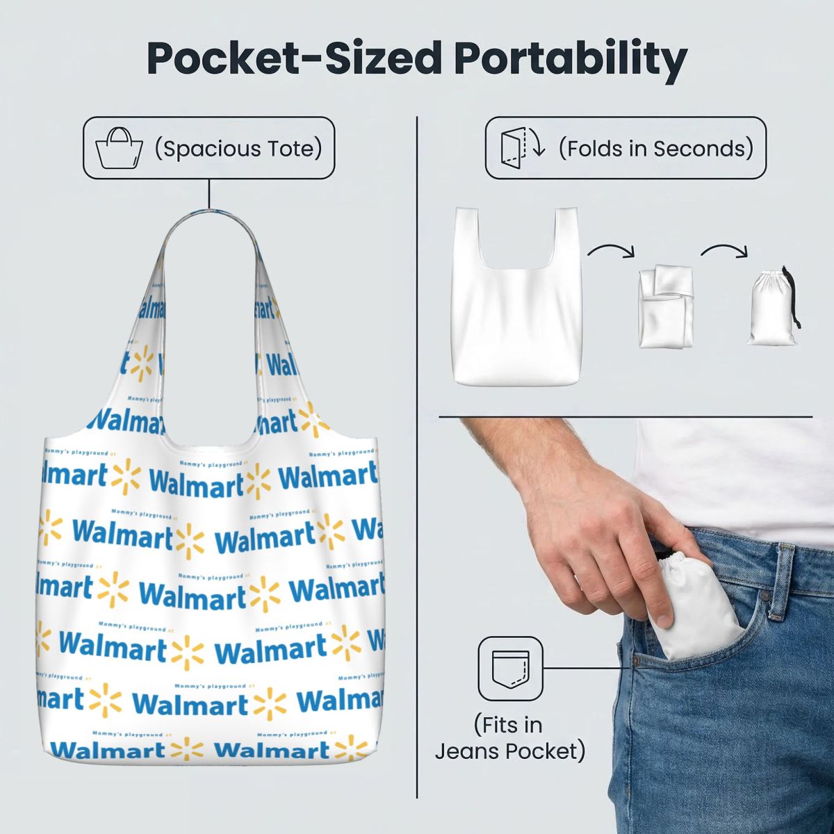 Walmart Shopping Tote Bag Canv - Women Bags Walmart review and price