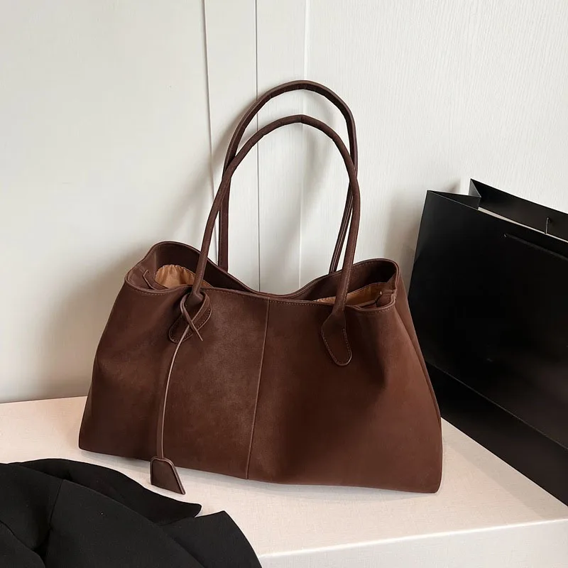 Faux Suede Solid Color High Qu - Women Bags 2026 Trends review and price
