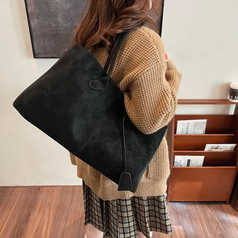 Faux Suede Solid Color High Qu - Women Bags 2026 Trends review and price