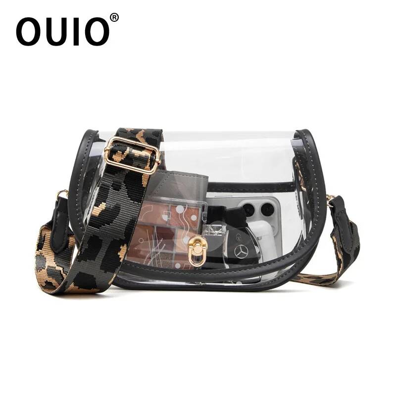 OUIO Phone Pouch Fashion Clear - Women Bags Gold review and price