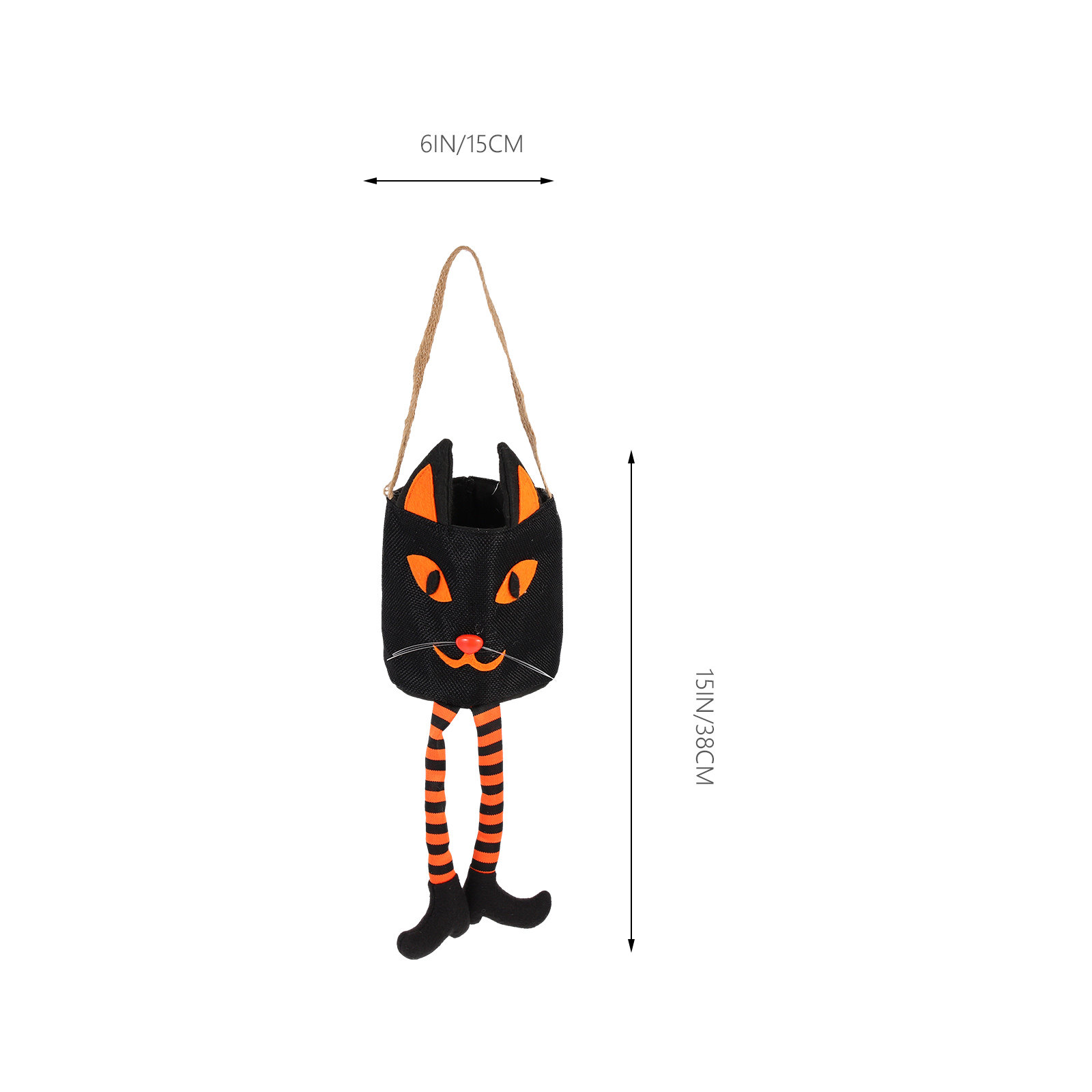 Kids Halloween Candy Bag Cat D - Basket Bag Wicker review and price