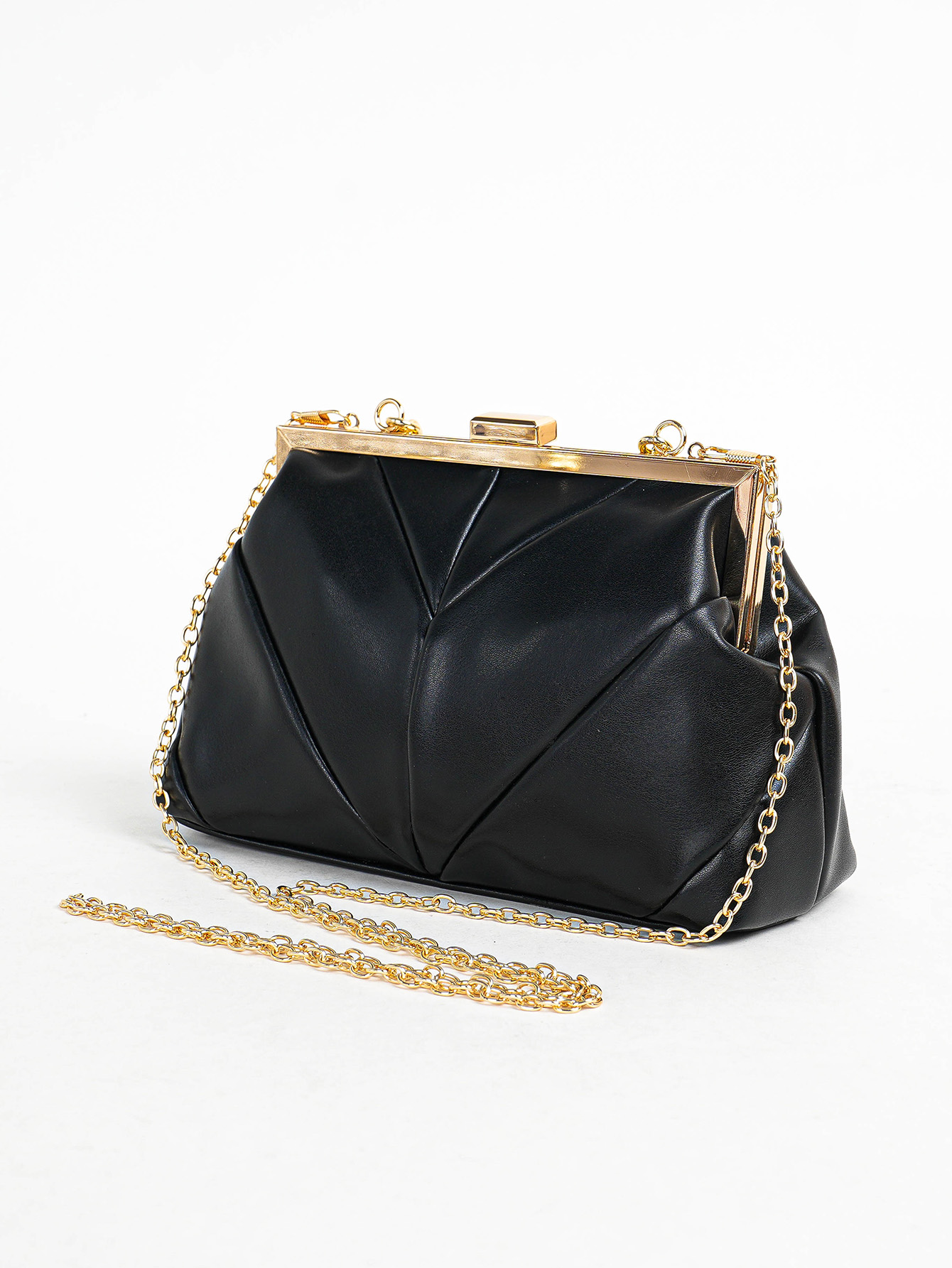 1 PC Matallic PU Leather Elega - Women Bags Rack review and price
