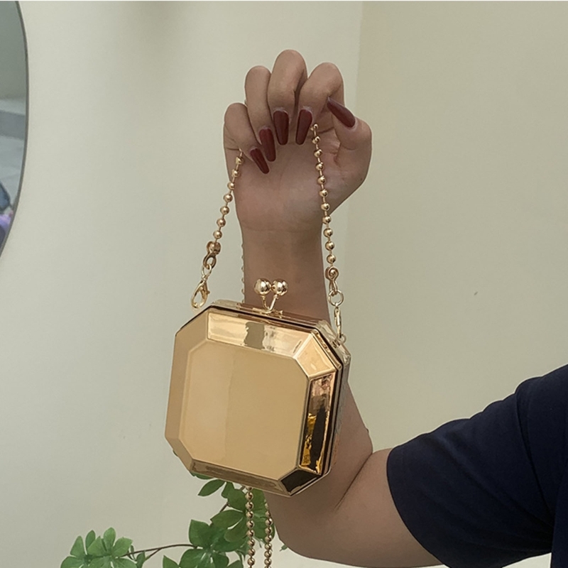 Mini Luxury Gold Party Evening - Women Bags Gold review and price