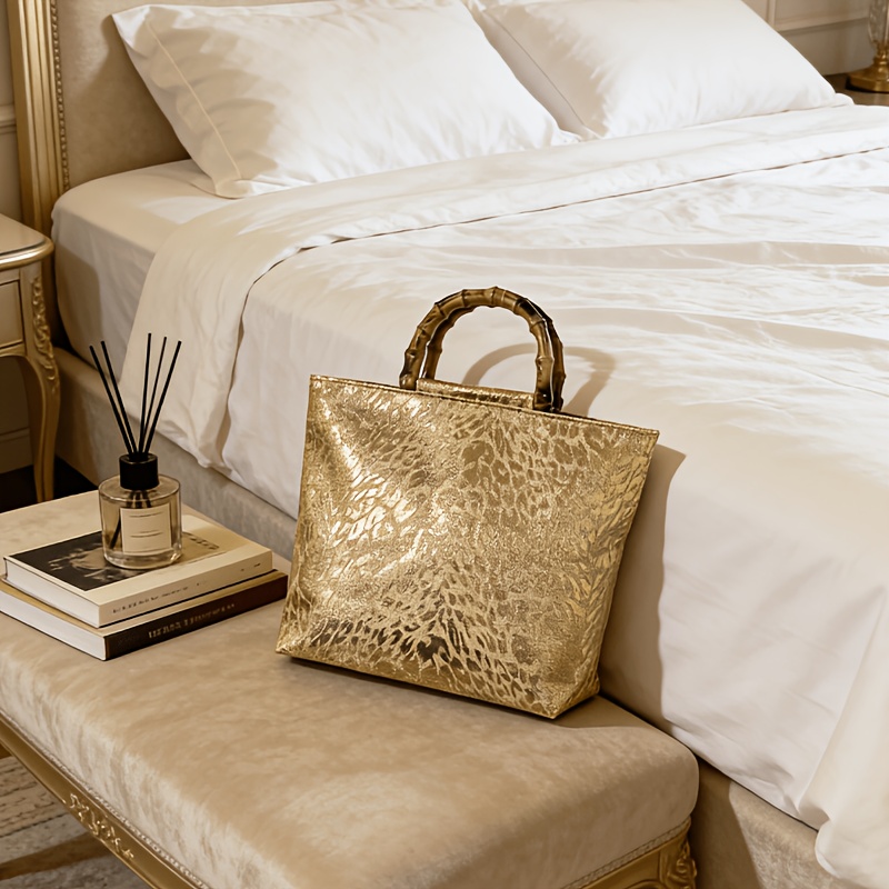 Light luxury metallic gold jac - Women Bags Gold review and price