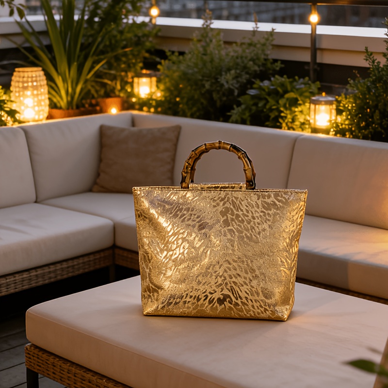 Light luxury metallic gold jac - Women Bags Gold review and price