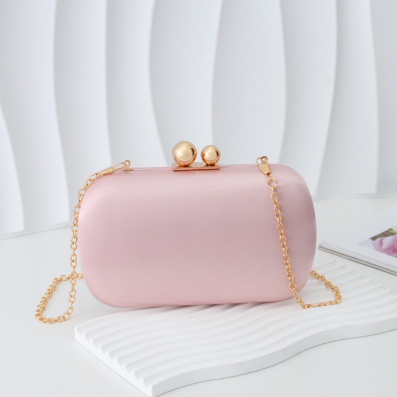 Elegant Silky Satin Evening Pu - Women Bags Gold review and price