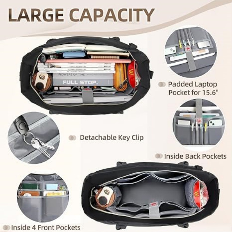 Large Capacity Work Tote for W - Women Bags With Laptop Compartment review and price