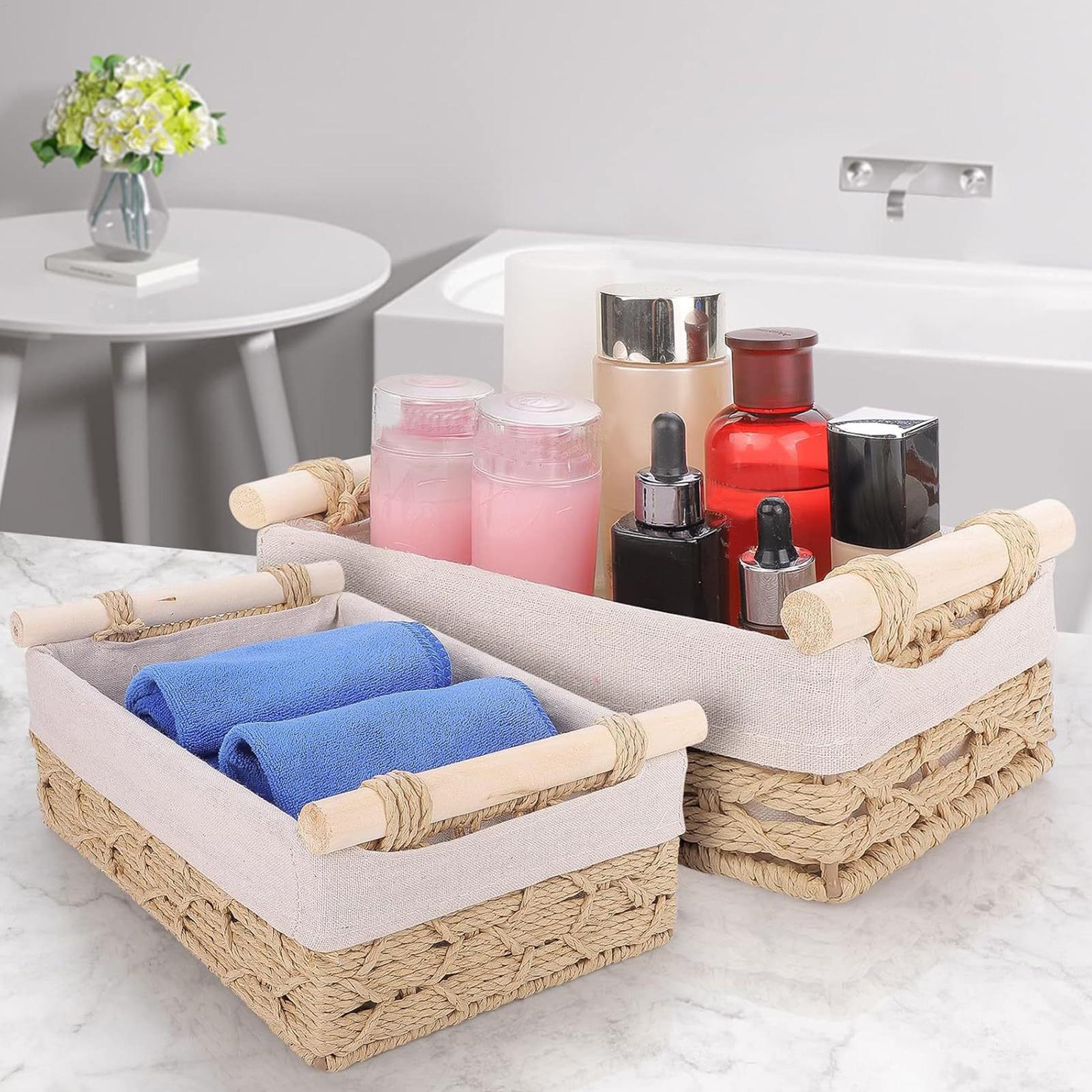 Storage Basket with Handles &  - Basket Bag Wicker review and price