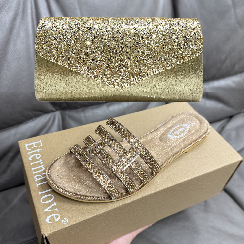 Summer New Bronze Rhinestone S - Women Bags Gold review and price