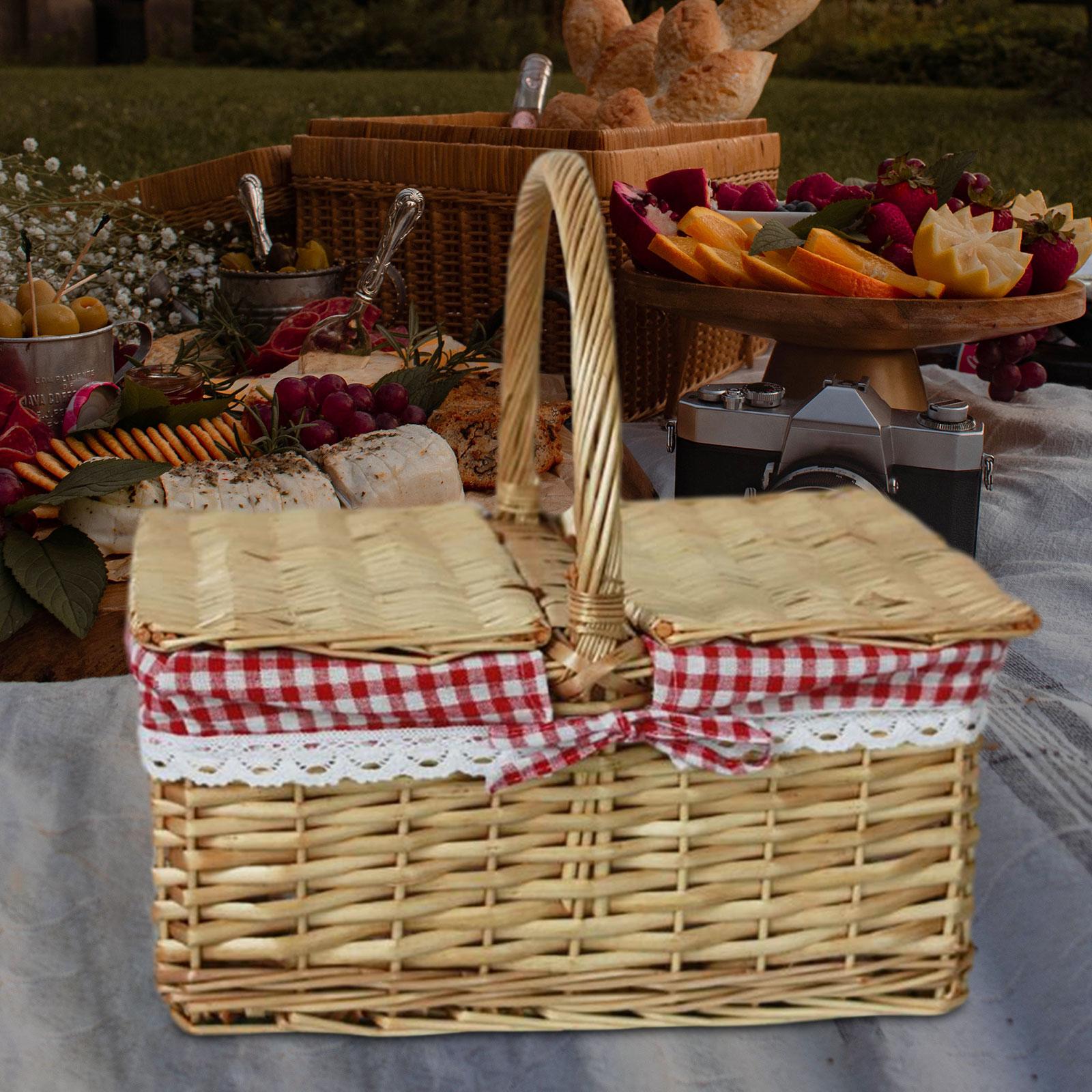 Picnic Basket Wicker Woven Bas - Basket Bag Wicker review and price
