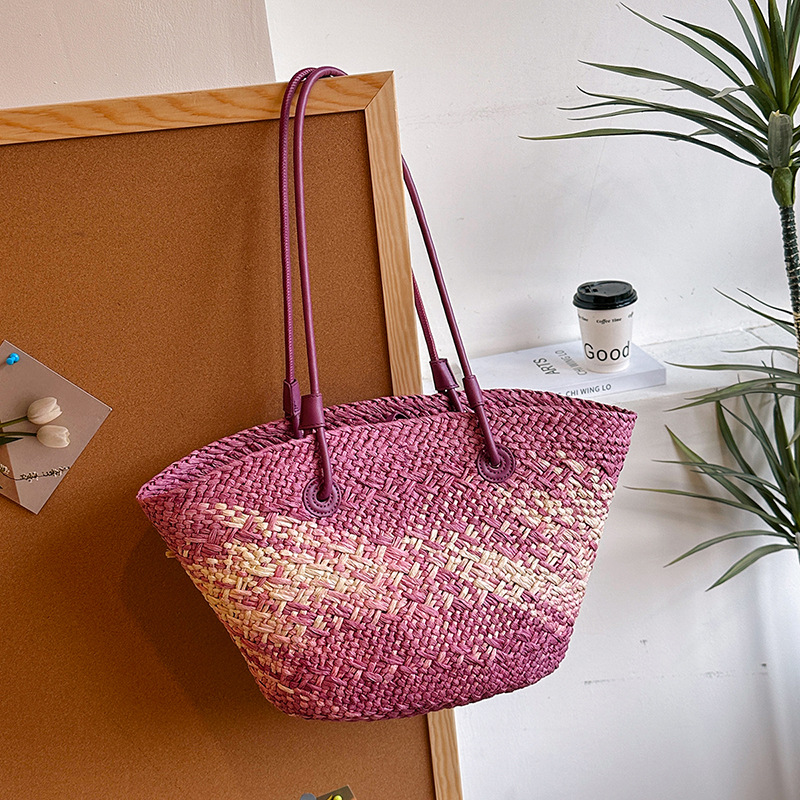Casual Rattan Large Capacity T - Basket Bag Wicker review and price