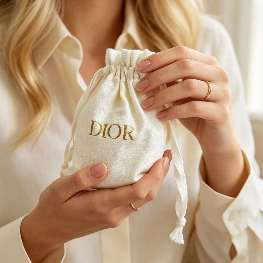 Dior Off‑White Canvas Drawstri - Women Bags Dior review and price