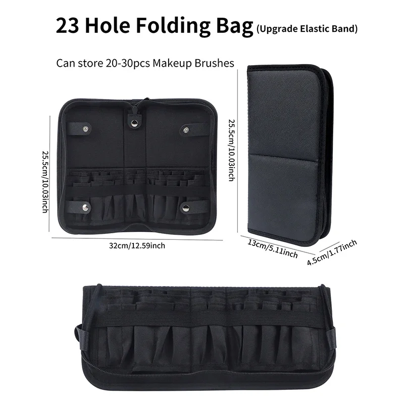 29/23 Holes Foldable Makeup Br - Women Bags Rack review and price